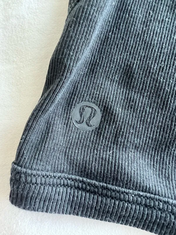 Lululemon Black Ribbed Square Tank - Women's - Image 3