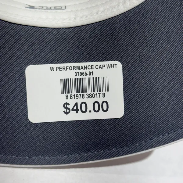 NEW PING W Performance Cap Womens OS White New Flexfit Delta Golf Hat‎ 37965-01 - Image 4