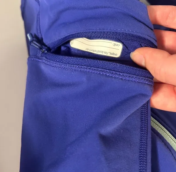 Lululemon Ivivva blue zip up athletic jacket - Image 6