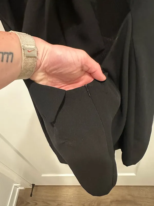 Lulu's Black Mini Slip Dress - Image 4