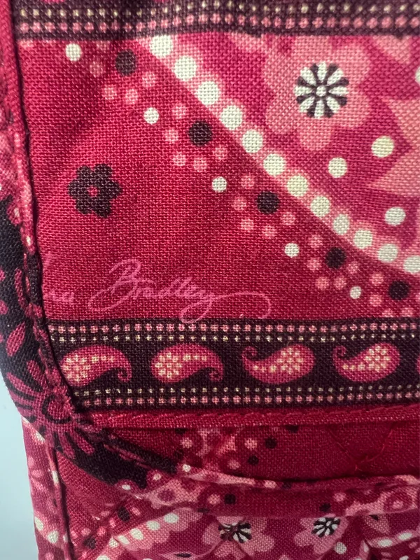 Vera Bradley| mesa red quilted lunch bag  - Image 16