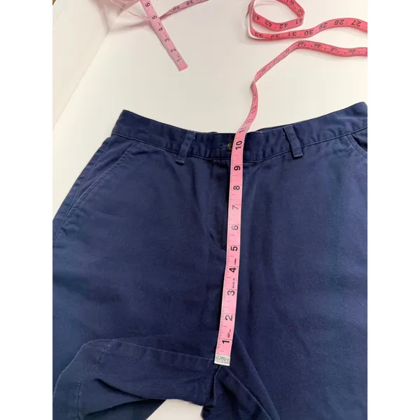 Flawed Lauren Ralph Lauren Navy Blue Chino Shorts‎ 100% cotton country club - Image 5