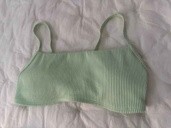 Hollister Ribbed Bikini Set Mint Green - Image 2