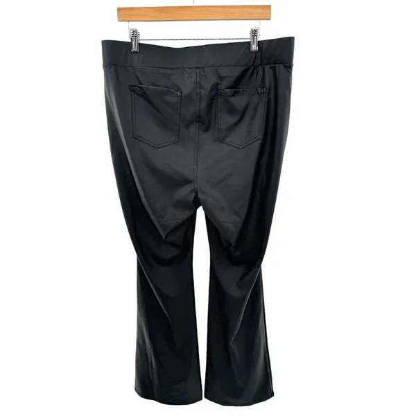 Torrid Pants Women's‎ Size 2X Signature Waist Faux Leather Slim Boot Legging - Image 5