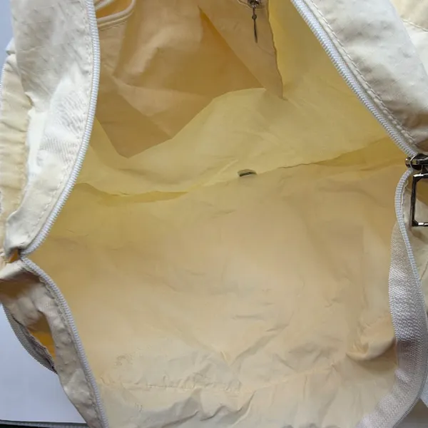 LeSportsac Weekender Beige Nylon Duffle Bag - Image 5