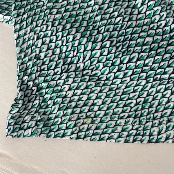 Joie Dalila Blue Green All Over Leaf Pattern Strapless Coastal Beach Maxi Dress‎ - Image 10