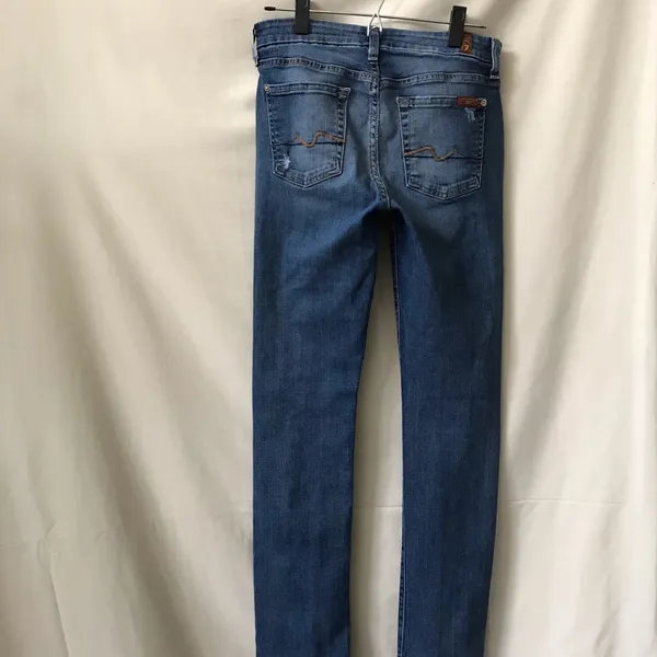 7 for All Mankind Straight Leg Jeans Size 30 - Image 3