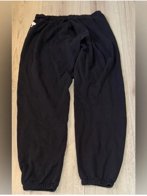PINK Victoria's Secret Black Fleece Jogger Pants women’s sweatpants - Image 3