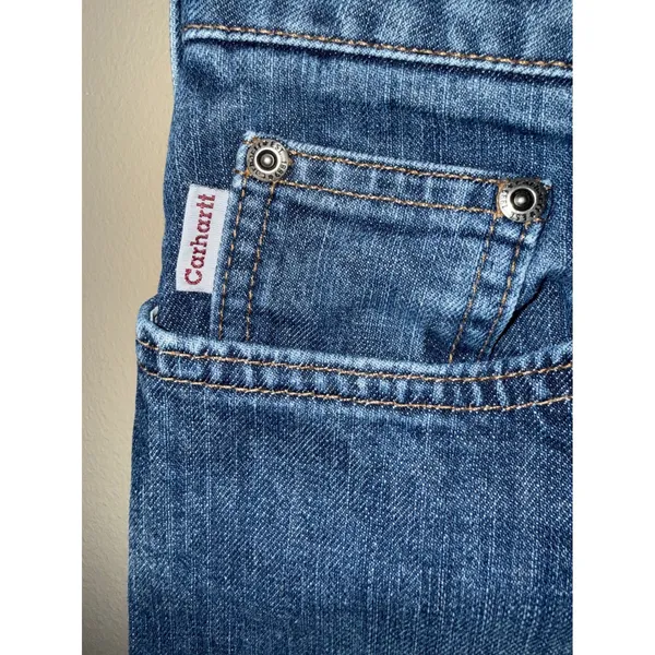 Carhartt Womens Traditional Fit Straight Jeans‎ 4 Medium WashWestern minimalist - Image 7