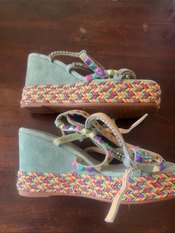 Alma en Pena Colorful Strappy Platform Sandals festival - Image 9
