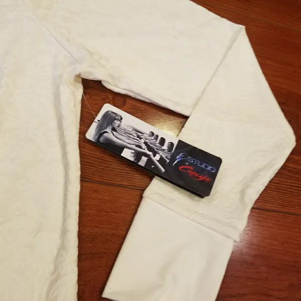 🛍Studio by Capezio Florentina Crew Ivory Size Medium - Image 5