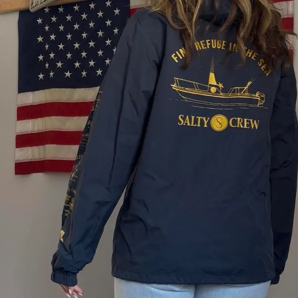 Salty Crew Waterproof Windbreaker - Image 3