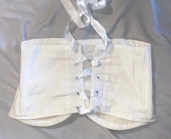 Princess Polly endless love corset top in white - Image 3