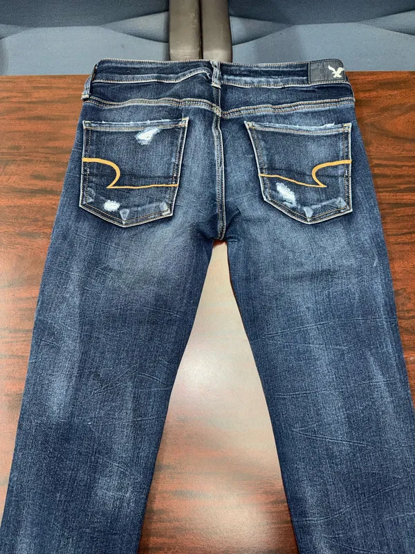 American Eagle Super Stretch AEO Denim X Super Low Jegging Size 6 - Image 4