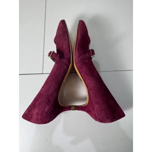Vionic Minnie Suede Kitten Heel Mary Jane‎ Pump Women Size 5 Dark Academia - Image 6