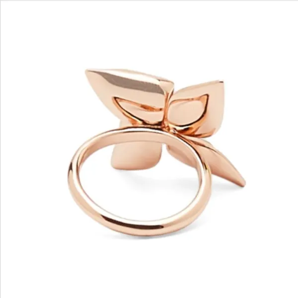 💕TED BAKER💕 Rose Gold Glitter Enamel Breeze Ring - Image 4