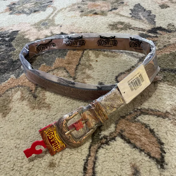Hilason belt Brown Size 40 - Image 3