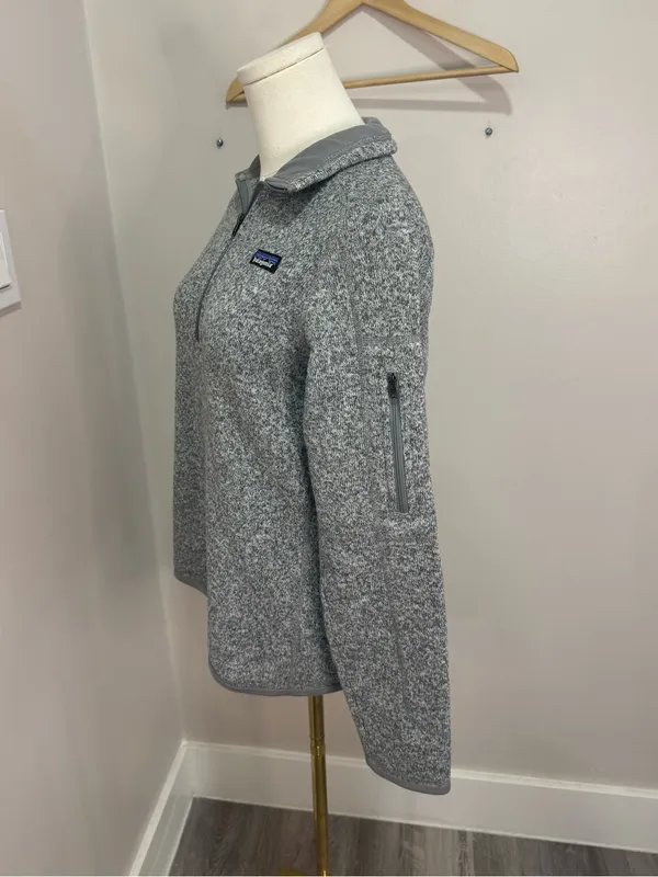 Patagonia Women's Better Sweater‎ 1/4 Zip Pullover Medium - Image 3