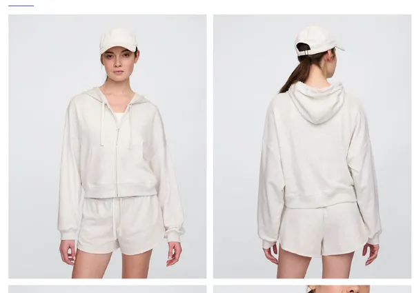 Oversized Gap Hoodie Cropped sweatshirt  - Image 12