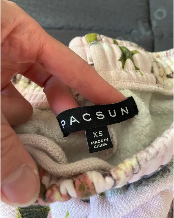 PacSun pink camo wide leg sweatpants - Image 3