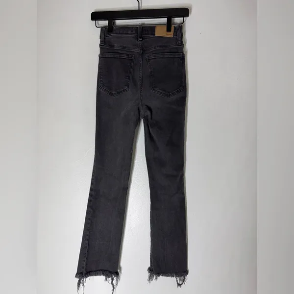madewell cali demi boot jeans Black Size 25‎ Raw Hem - Image 2