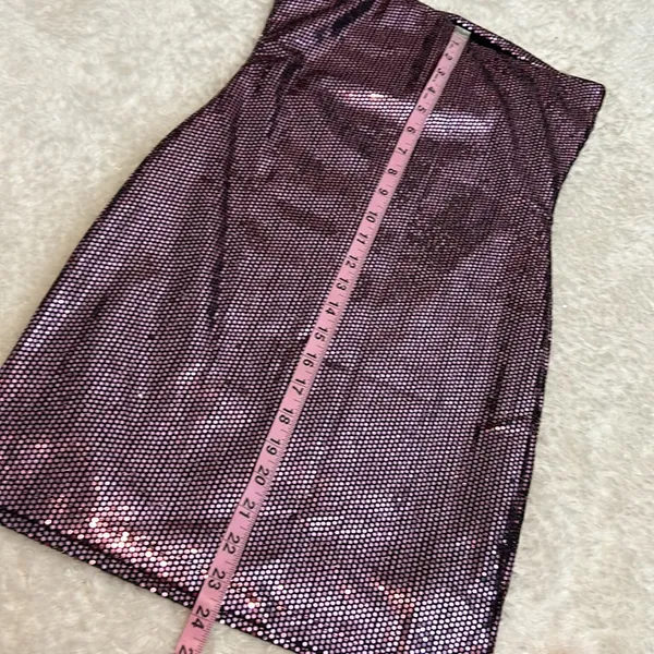 Iris small sequin strapless bodycon dress - Image 5