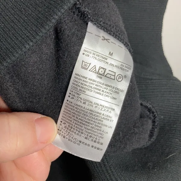 Banana Republic factory half‎ zip sweatshirt bubble sleeves size medium - Image 5
