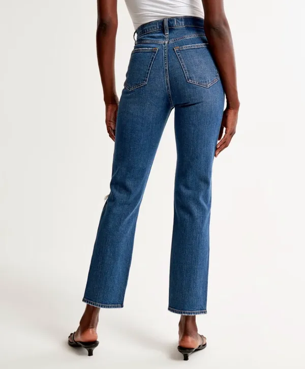 Abercrombie The Ankle Straight Ultra High Rise - Image 6