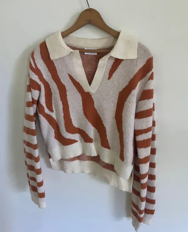 leopard sweater M - Image 4