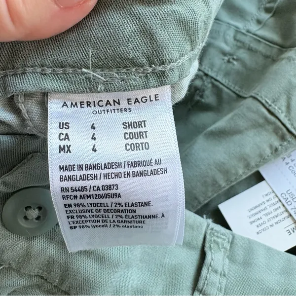 American Eagle Outfitters Sage Cargo Pants - Image 5