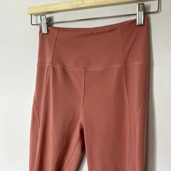 Girlfriend Collective pink leggings‎ women's size small full length athletic - Image 2