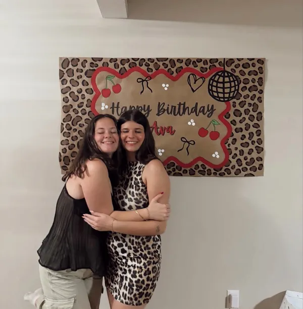 Trendy leopard mini dress Brown - Image 2