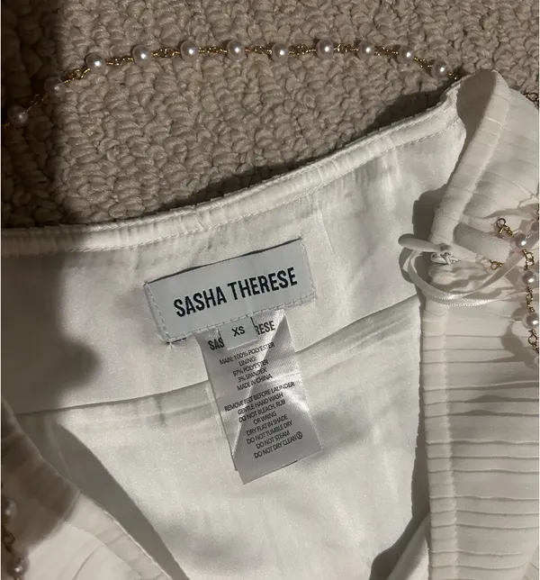 Mini Skirt White Size XS - Image 3