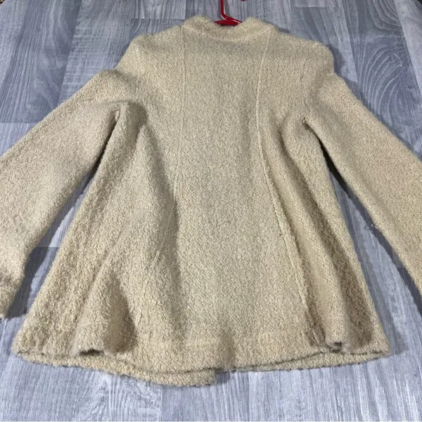Free People Cornflower Tan Military Sweater Coat; Medium - Image 13