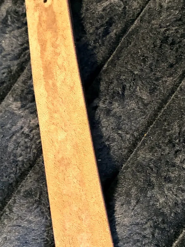 Wrangler Tooled Leather Belt Tan - Image 2