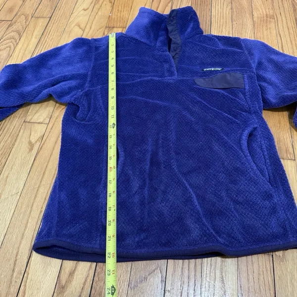 Patagonia Re-Tool Snap-T‎ Pullover in Purple Size Women Small - Image 6