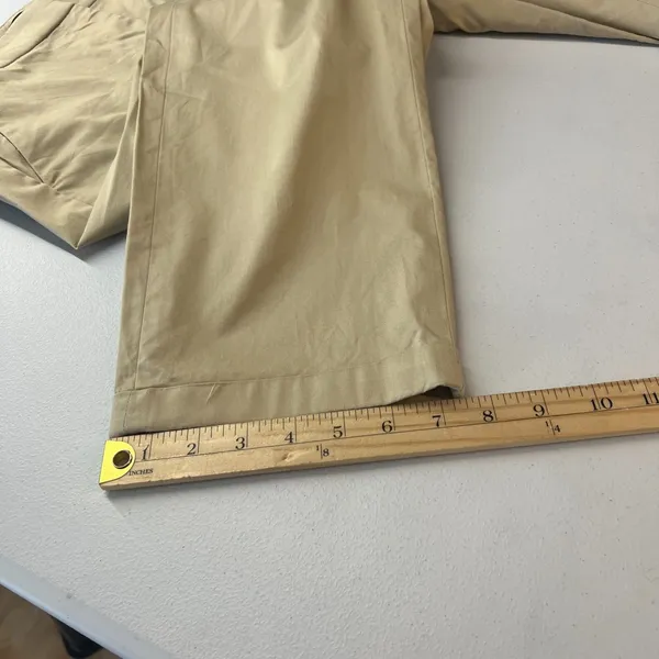 J.Crew Kate Dress Pants‎ Women 6 Beige Cotton Mid Rise Formal Straight Leg - Image 13