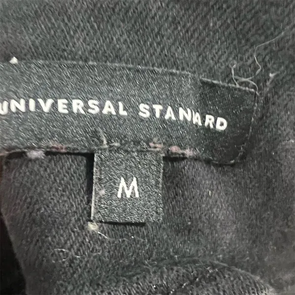 Universal Standard Women's Black Denim Overalls Size M - Image 6