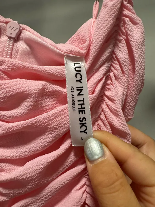Lucy in the Sky Dress Pink - Image 3