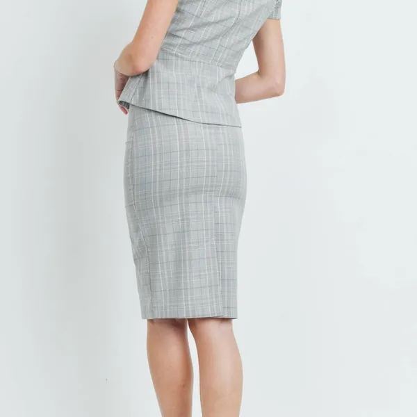 Blazer 2 Piece Set Gray - Image 2