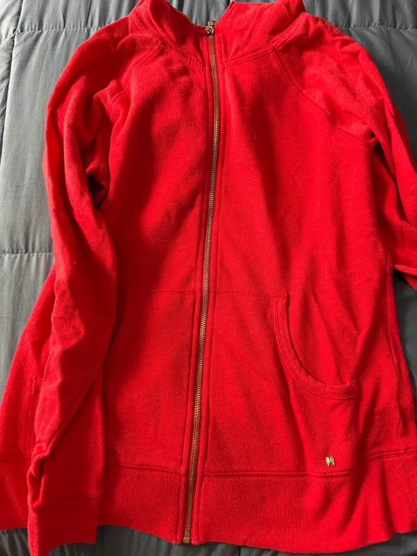 Victoria's Secret Sequin Wing Angel Sweatshirt zip-up - Image 2