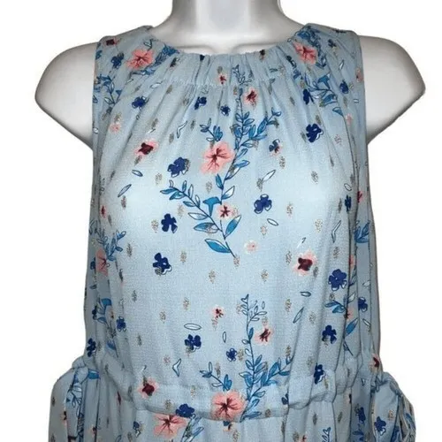 JUICY‎ COUTURE Golden Rain Floral Cinched Halter Dress NWT $58 Size XS - Image 3