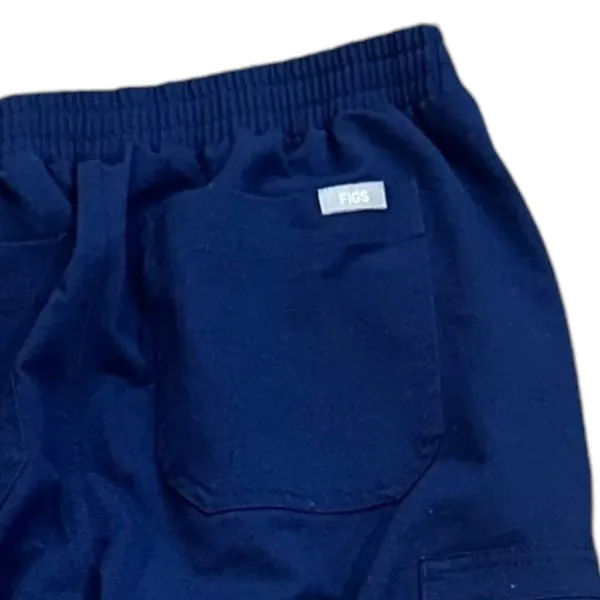 FIGS Yola Skinny Scrub Pants Navy Small Medical Nurse Heathcare Hospital Uniform - Image 4