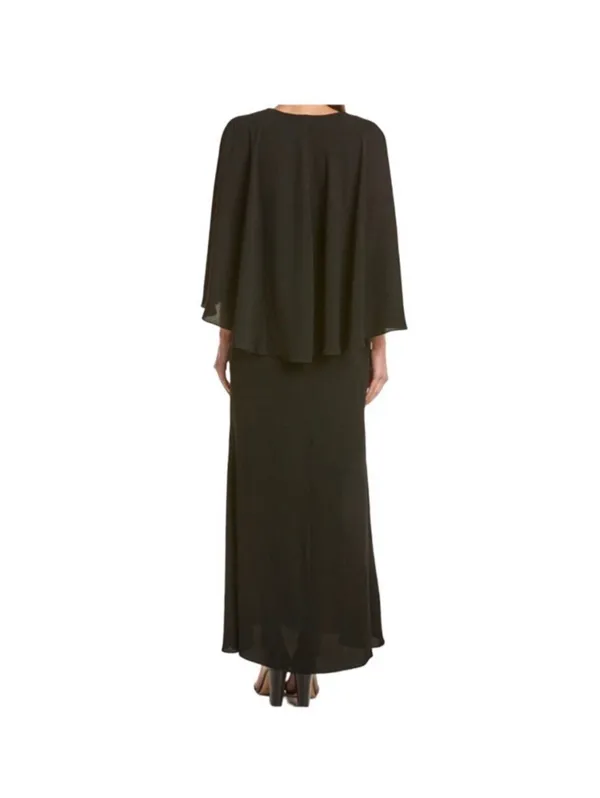 NWT Ali & Jay Vneck Layered Cape Formal Gown Dress, size XS - Image 2