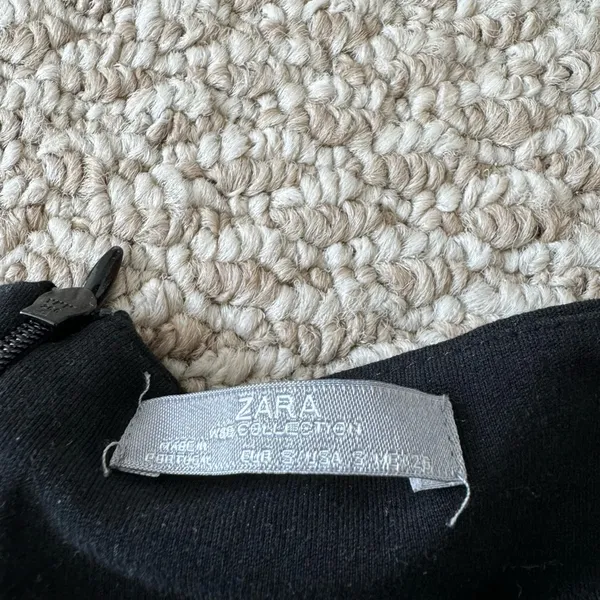 Zara Black and White Cocktail Dress - Image 8