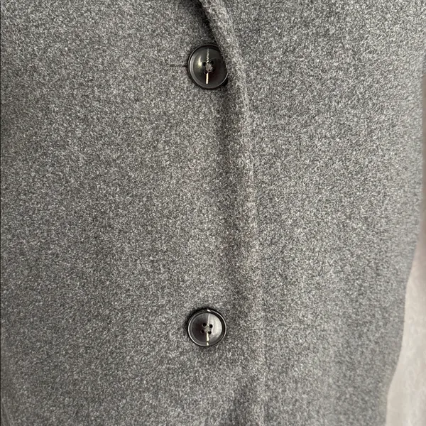 Zara Gray Wool Blend Coat Sz: M - Image 6