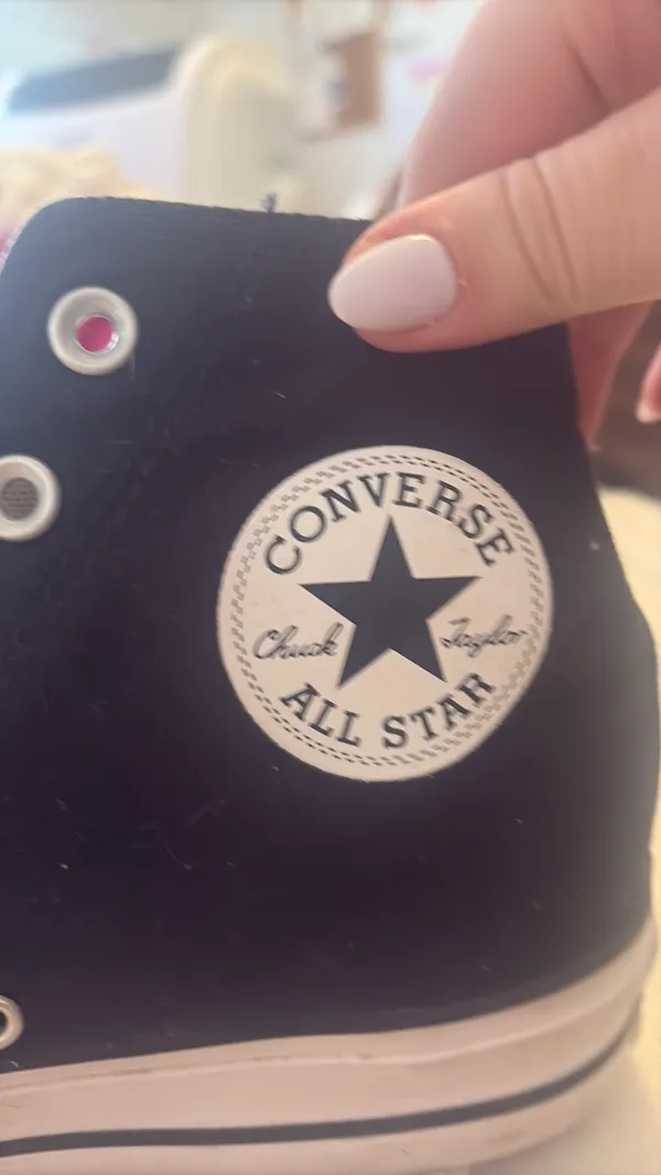 Black Platform Converse - Image 3