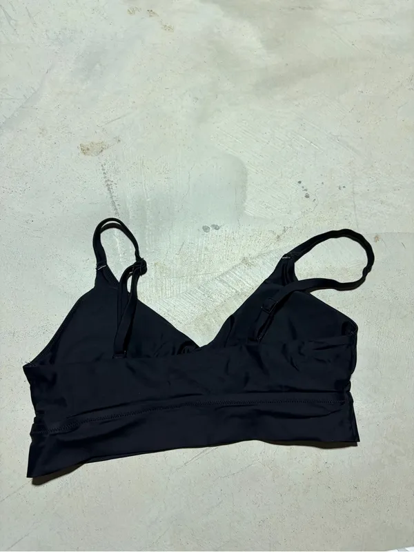 Aerie black scoop bikini swim top large - Image 4