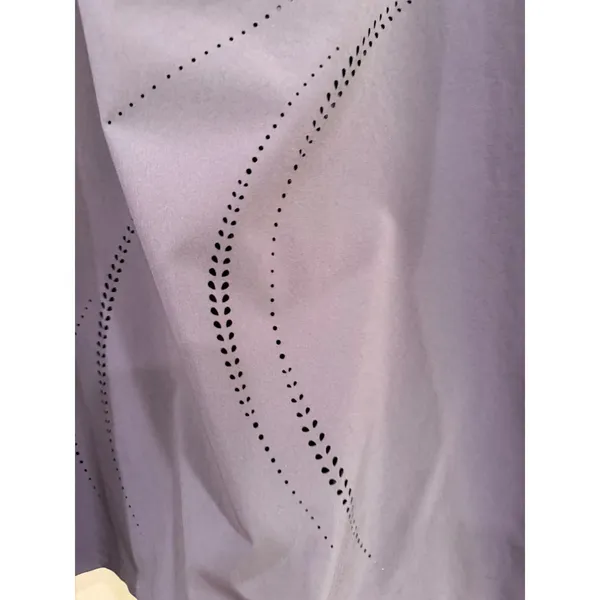 Athleta Refined Zephyr Laser Tank Purple Gray Perforated Activewear Top Medium - Image 3
