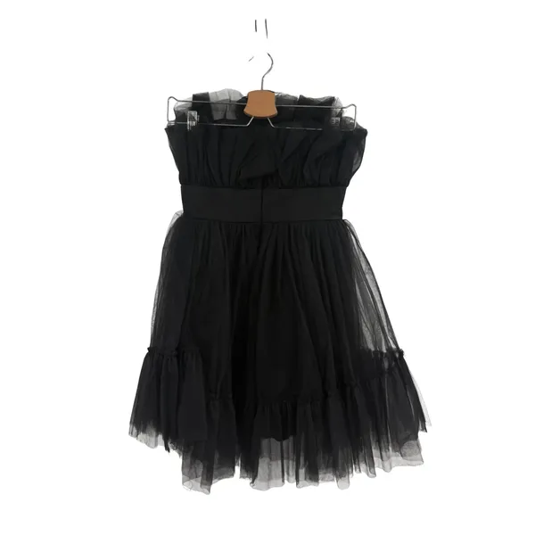 Katie May Ellee Tulle Mini Dress Black Strapless Fit & Flare Party Size‎ Small - Image 6